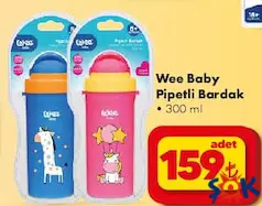 WEE BABY PİPETLİ BARDAK 300 ML